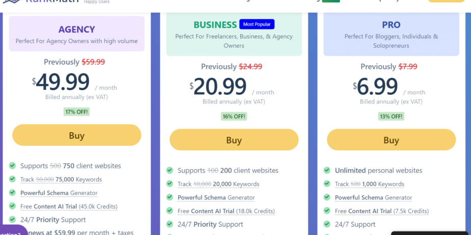 Rank Math – Best and Easiest SEO PLugin for WordPress Blogs. Free & Cheap PRO Plan